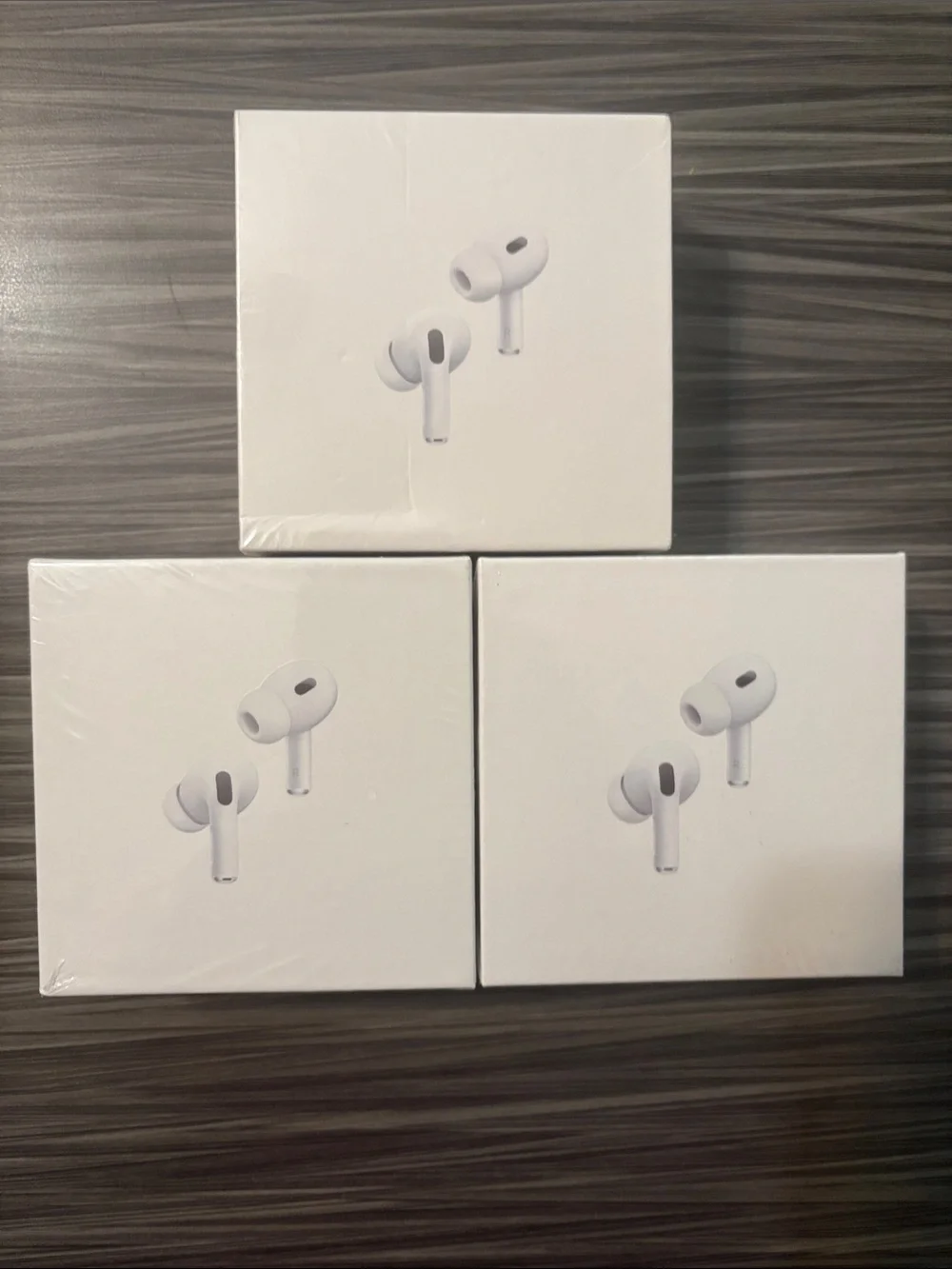 Lot of 3—-Wireless Earphones 2nd Generation with Magnetic Charging Case - White
